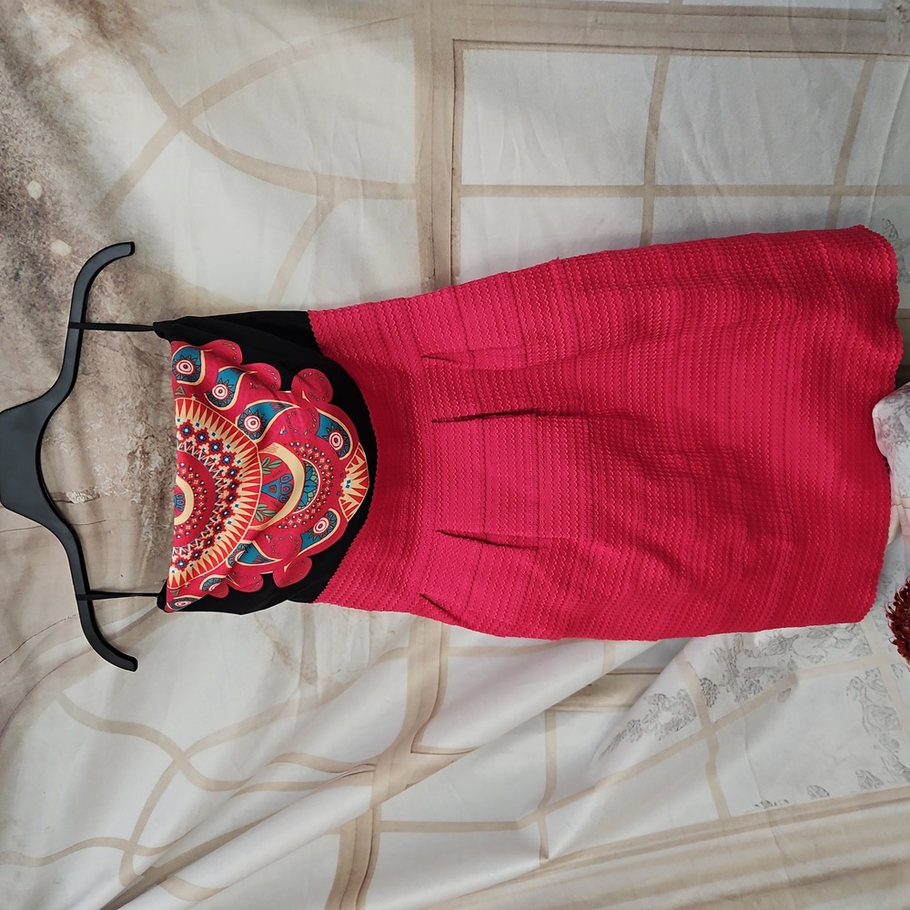 New York strapless dress summer Sz L